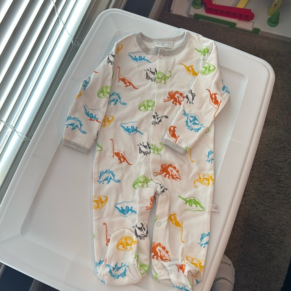 Rosie Pope dinosaur onesie for infants
